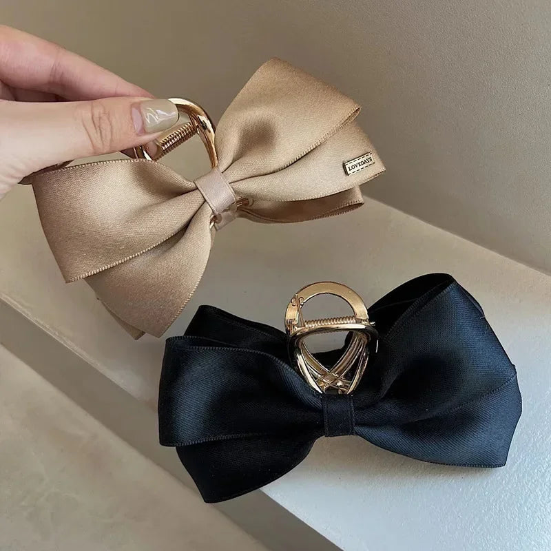 Metal Bow Hair Claw Clip