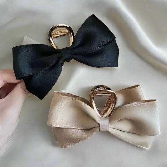 Metal Bow Hair Claw Clip