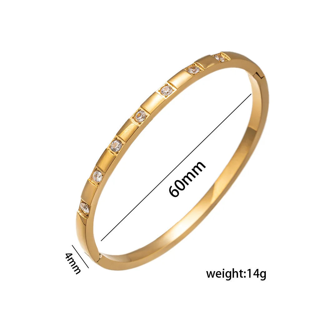 Stacking Bracelets 18k Plated