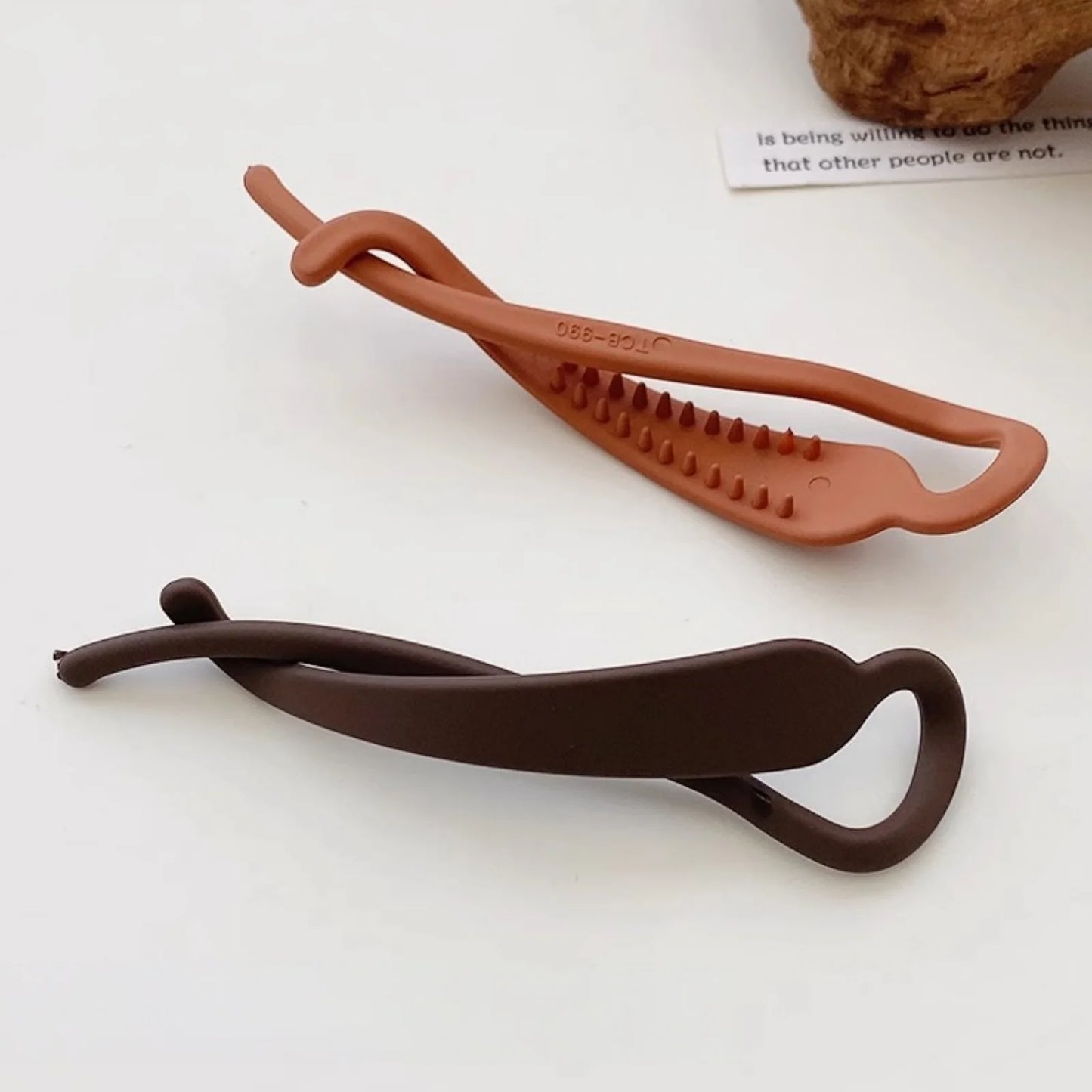 Matte Hair Clamps 2PCS