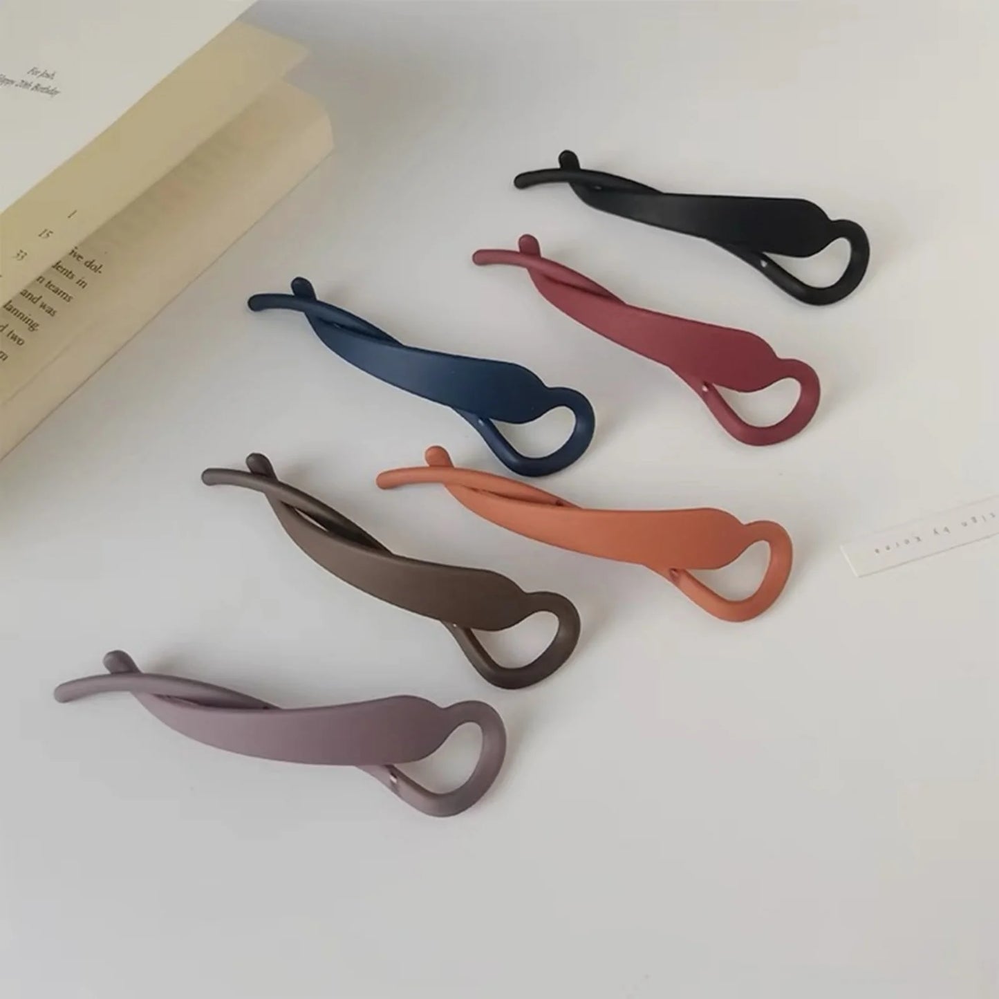 Matte Hair Clamps 2PCS