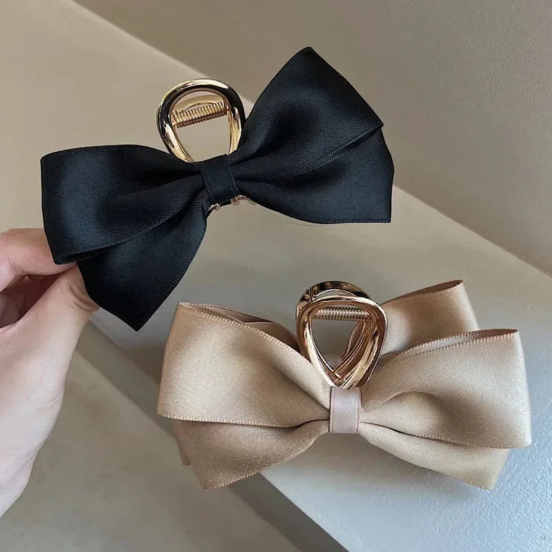 Metal Bow Hair Claw Clip