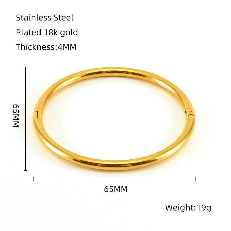 Stacking Bracelets 18k Plated