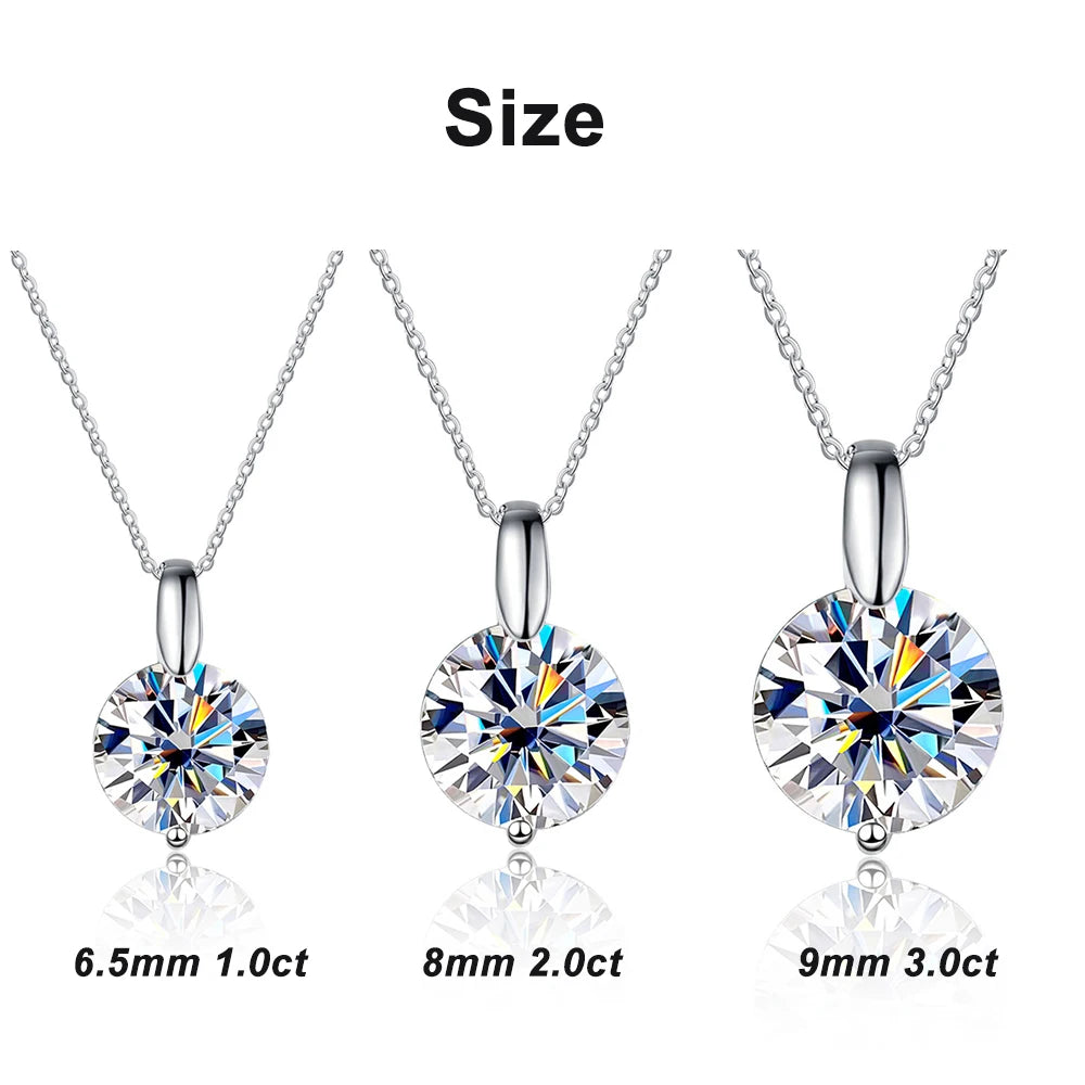 Moissanite Necklace Diamond