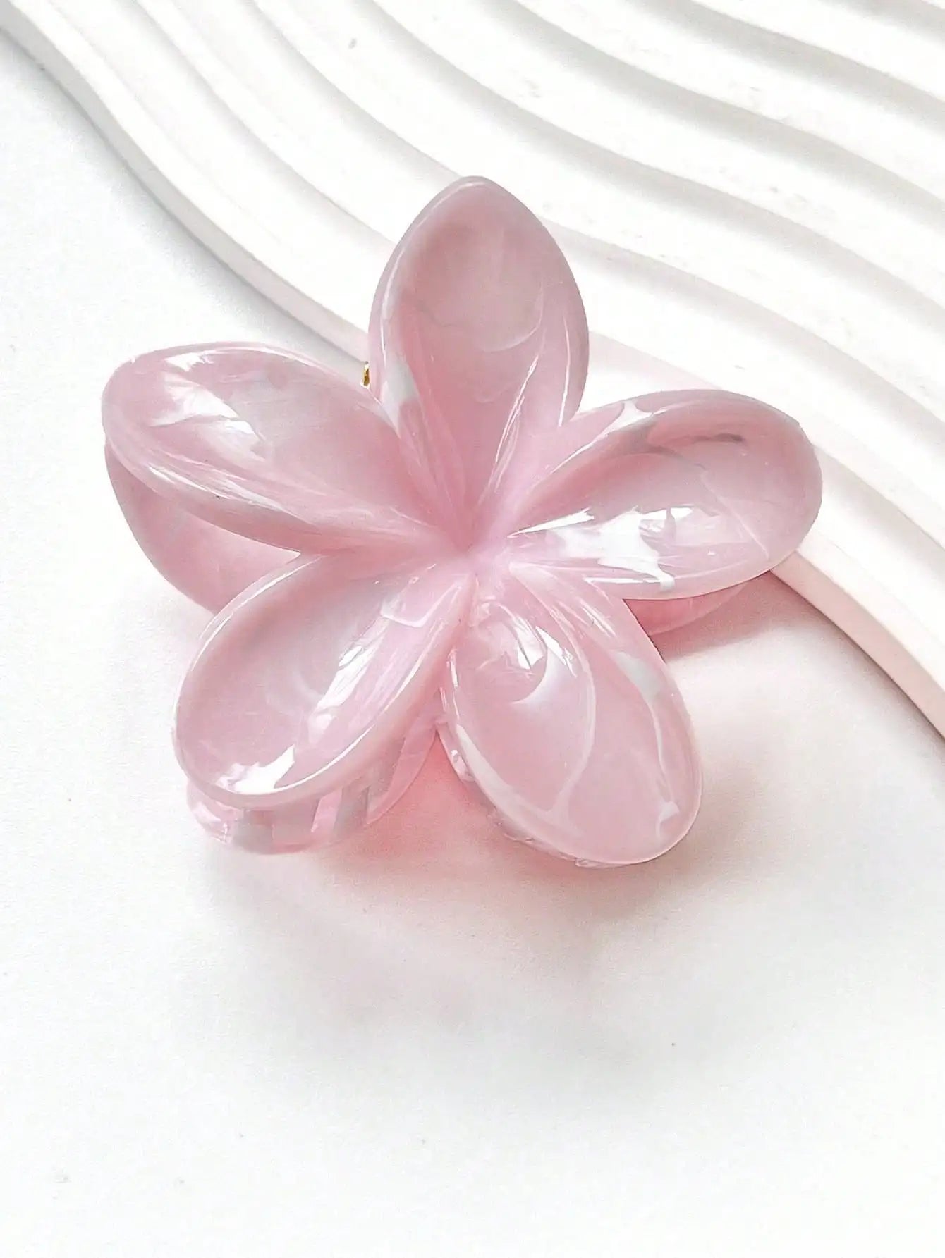 1/2 Pcs Fashion Simple Shiny Egg Flower Hair Claws For Women Girls Party Hair Accessories
