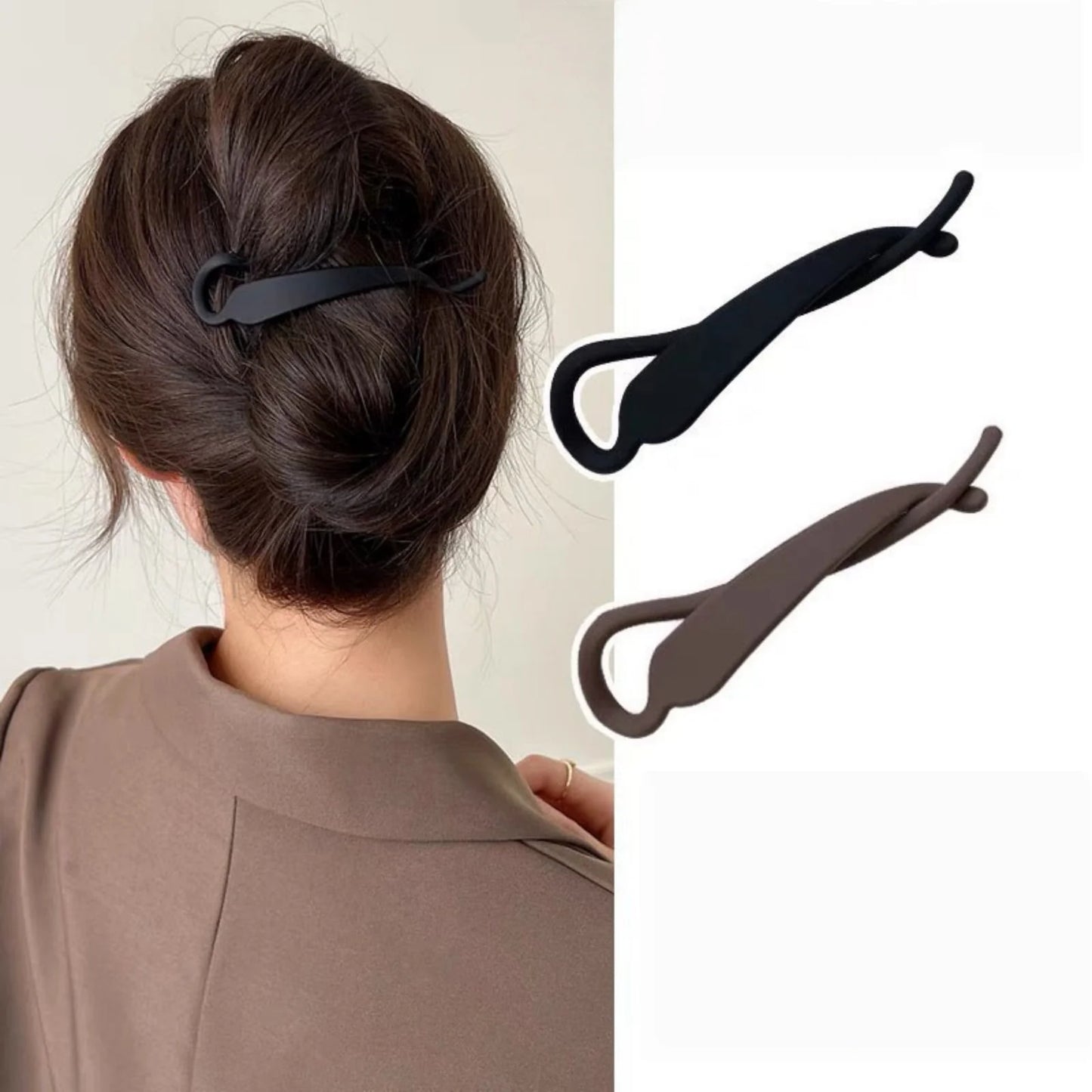 Matte Hair Clamps 2PCS