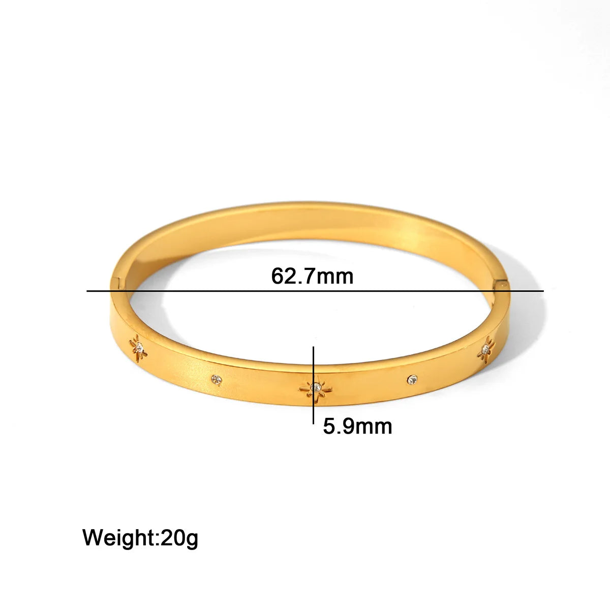 Stacking Bracelets 18k Plated