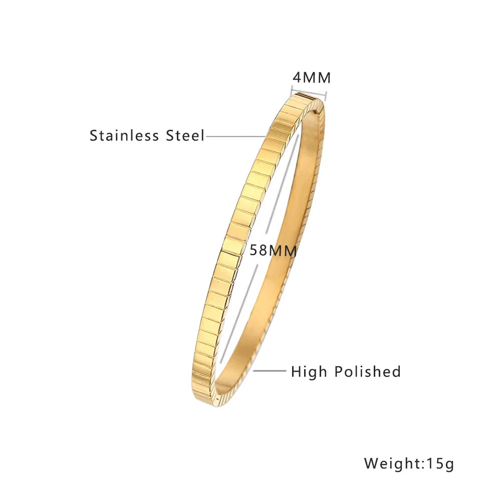 Stacking Bracelets 18k Plated