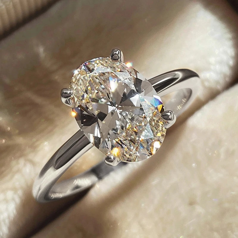 moissonaie oval stone ring