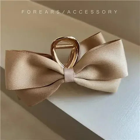 Metal Bow Hair Claw Clip