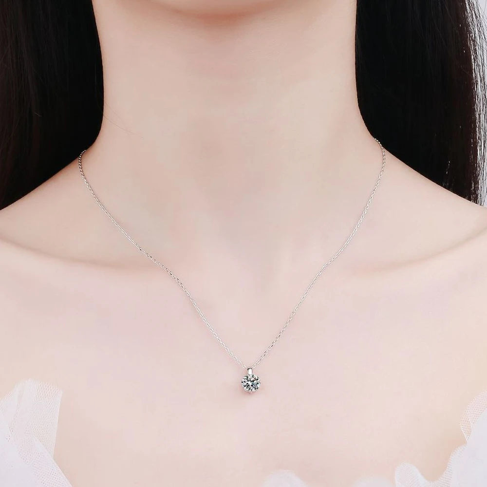 Moissanite Necklace Diamond