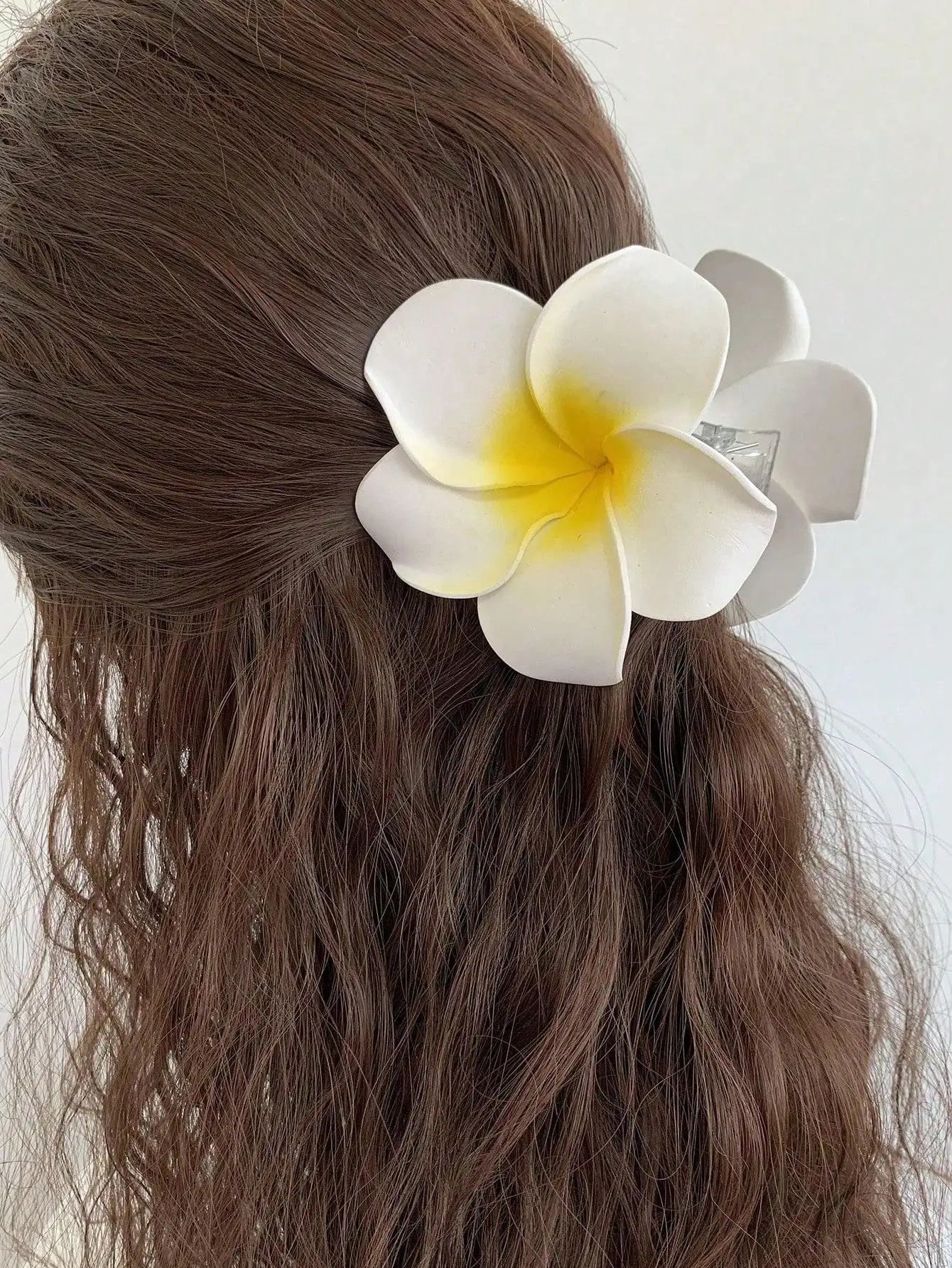 1/2 Pcs Fashion Simple Shiny Egg Flower Hair Claws For Women Girls Party Hair Accessories