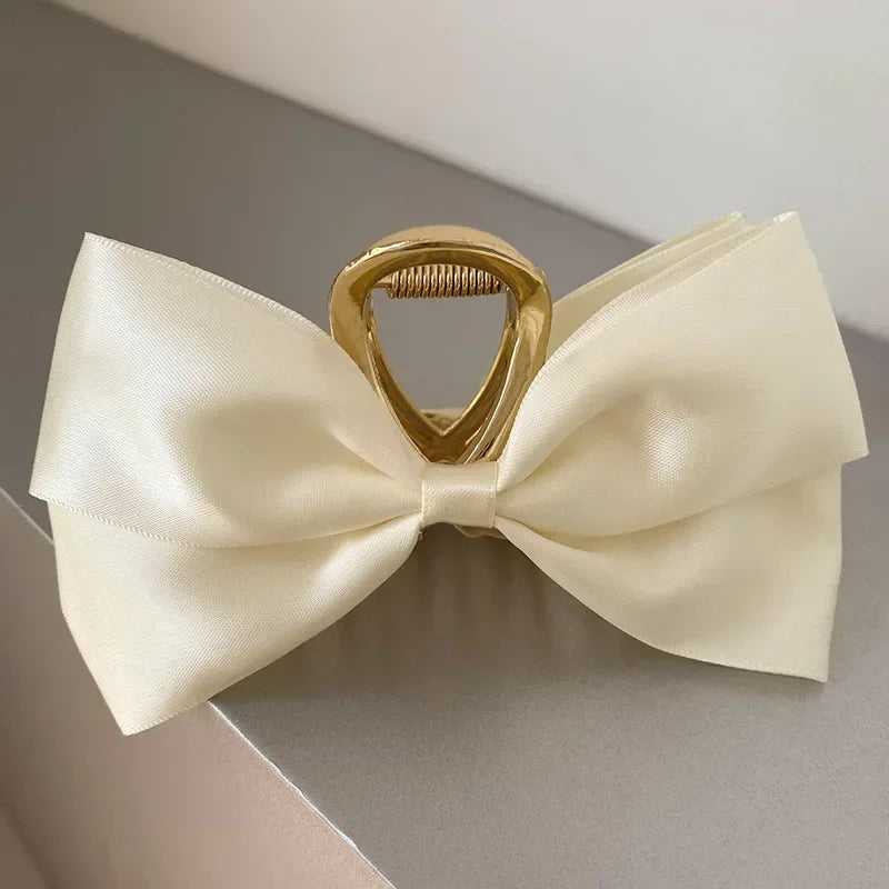 Metal Bow Hair Claw Clip