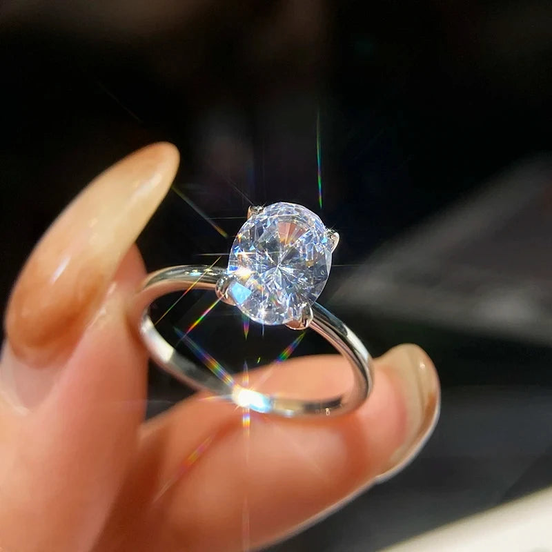 moissonaie oval stone ring